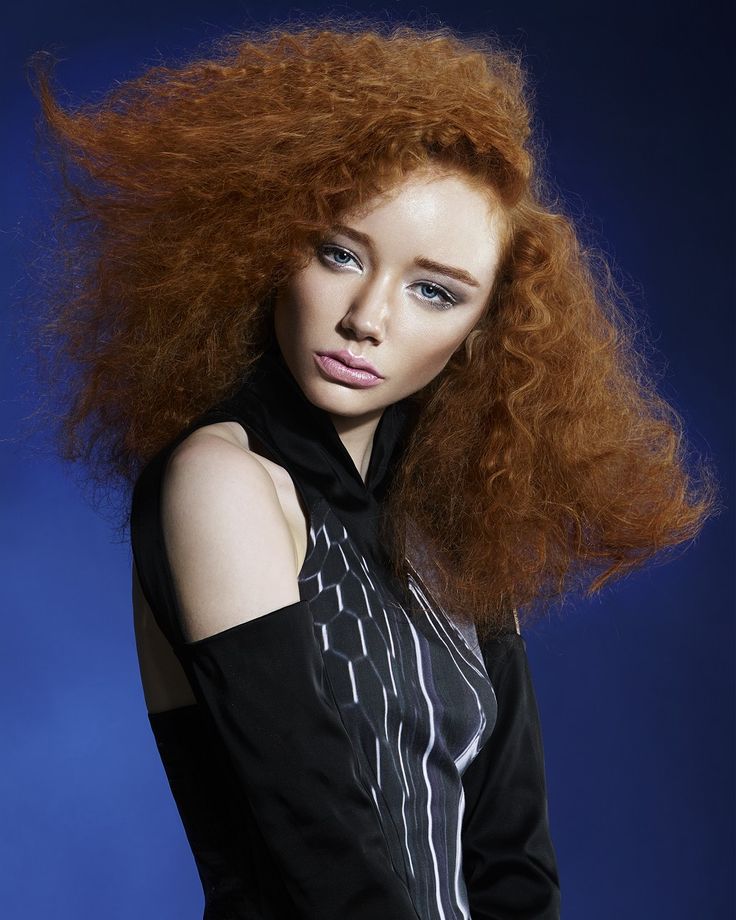 Пушистые волосы какие прически Large image of Long Red curly hairstyles provided by Contemporary Salons. Pictur