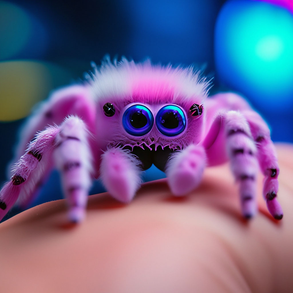 The Lil Fluffy Yeti Spider