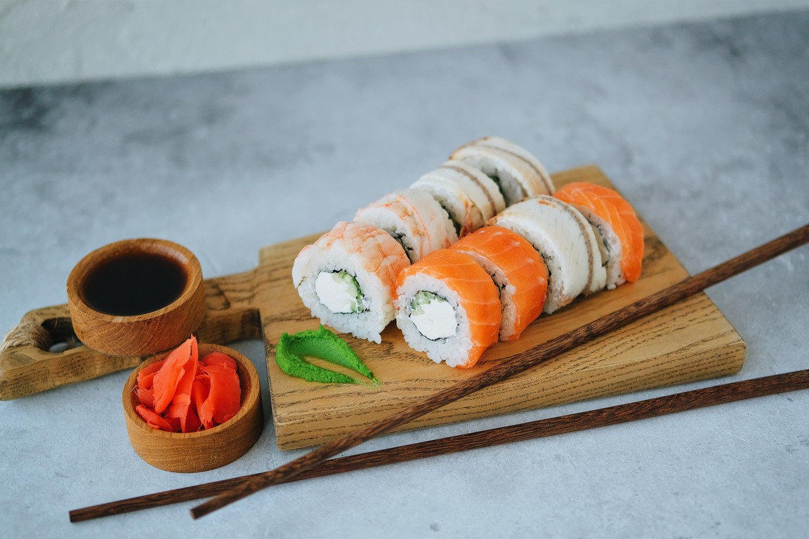 Пушка суши красноармейское ш 21 фото Три рыбы - VARVAR SUSHI