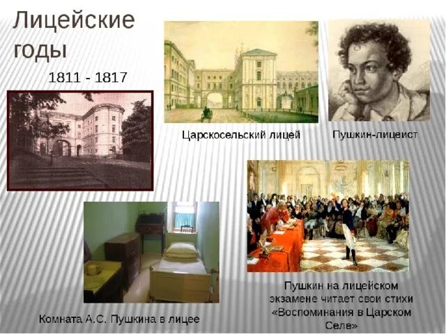 Пушкин в лицее фото Блог Елены Григорьевны Абайдулиной "Мой А. С. Пушкин" - начальные классы, презен