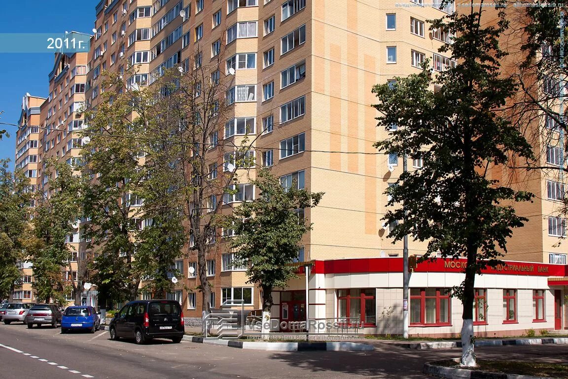 Пушкина 24 ступино фото Stupino, Pushkin st house 24 к.2. Apartment house