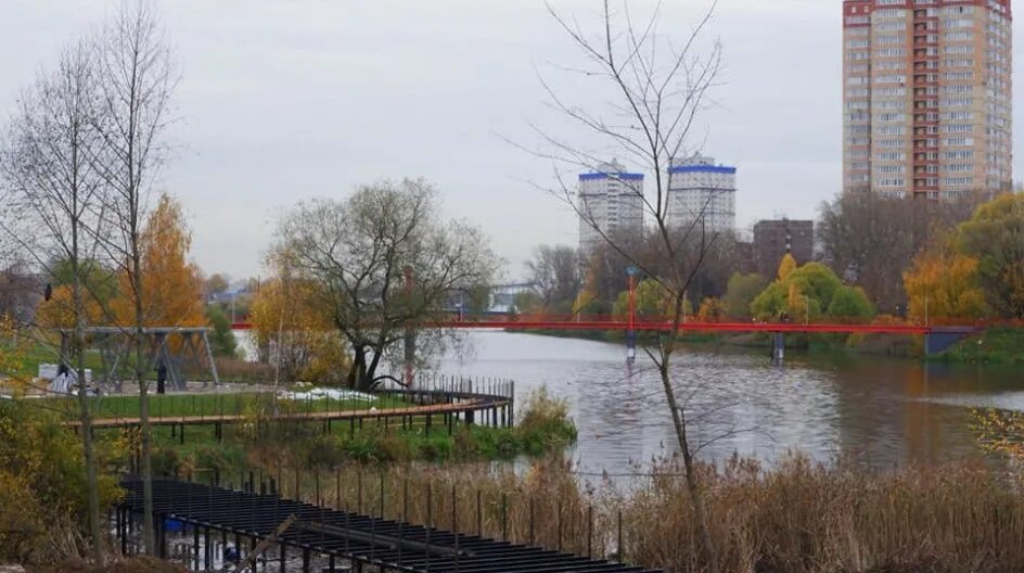 Пушкино набережная фото Контроль партийного проекта "Городская среда" по благоустройству набережной реки