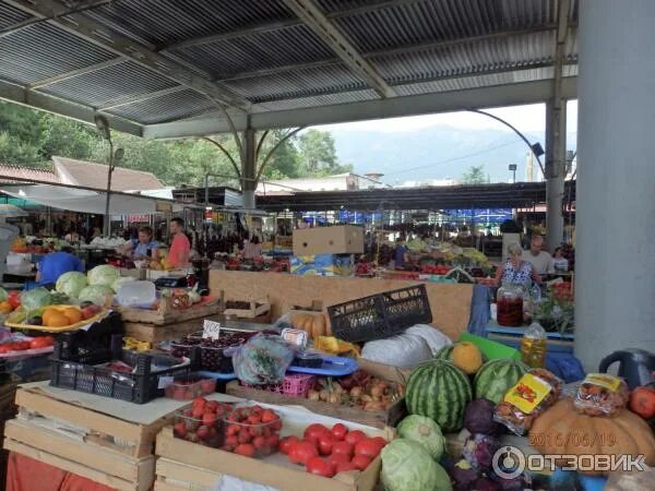 Панорама: Пушкинский рынок, продуктовый рынок, Новый пер., 2Д, Ялта - Яндекс Кар