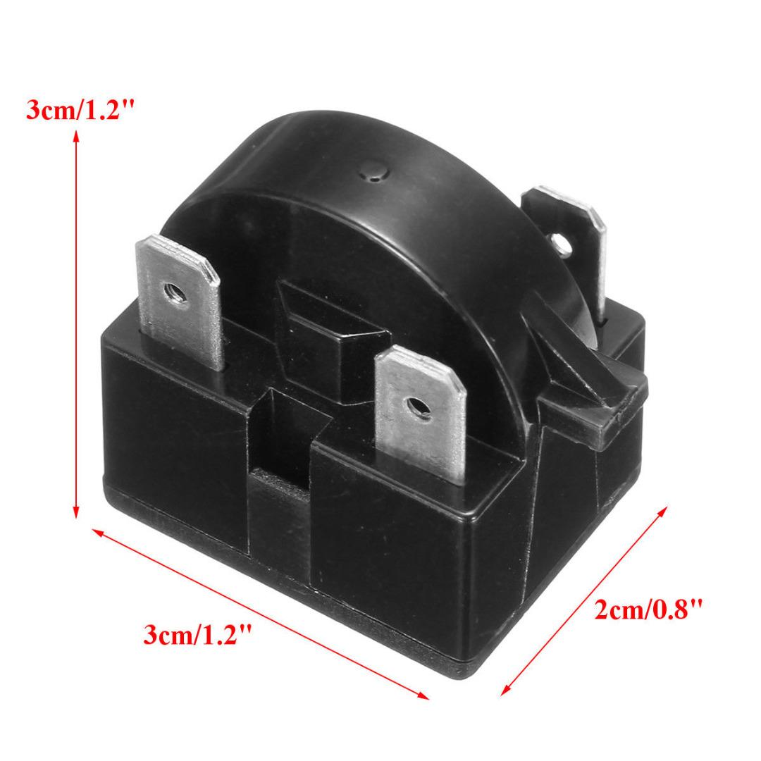 Пусковое реле qp2 15 dx схема подключения Реле запуска холодильника PTC для 3-контактного QP2-4.7 компрессора Vissani Danb