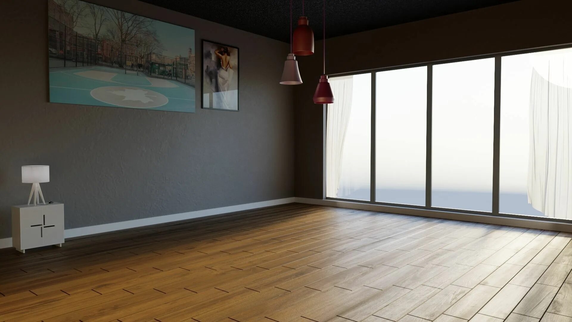 Пустая комната для фотошопа для интерьера 3D interior model designed by "furkanatamerr". Available in Alembic,Autodesk 3ds