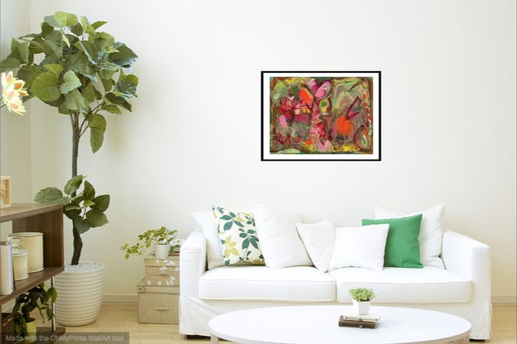 Пустая стена в интерьере как оформить Harvest - Abstract Art Home decor wall art, Original wall art, Wildflower painti