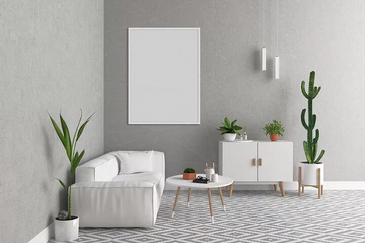 Пустая стена в интерьере как оформить Interior mockup bundle - blank wall mock up (44102) Mock Ups Design Bundles Inte