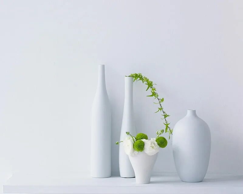 Пустая ваза фото 2388x1668px, 1080P free download Mostly white, white wall, jar, flowers, white, 