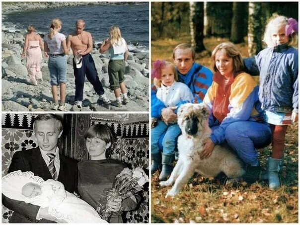 Путин биография фото детей There are touching, family holidays. One of them is: "The day will come." Vladim