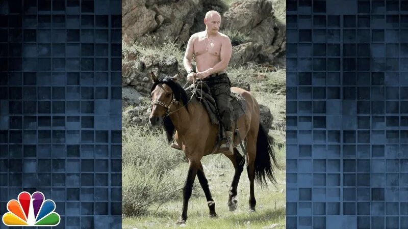 Путин на лошади без рубашки фото Zoomed In: Vladimir Putin Riding a Horse, The Voice - INTHEFAME