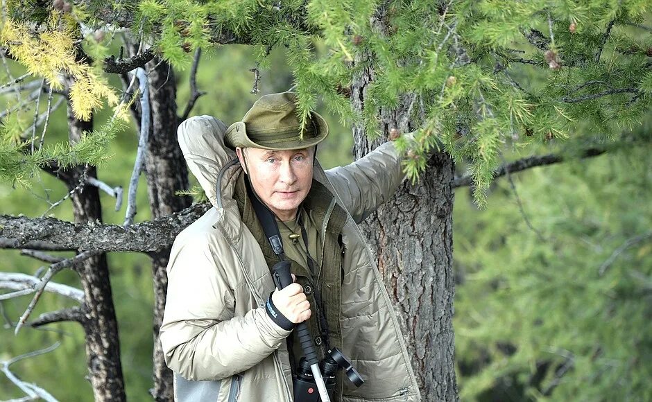 Путин на природе фото Vladimir Putin spent the weekend in Tyva * President of Russia