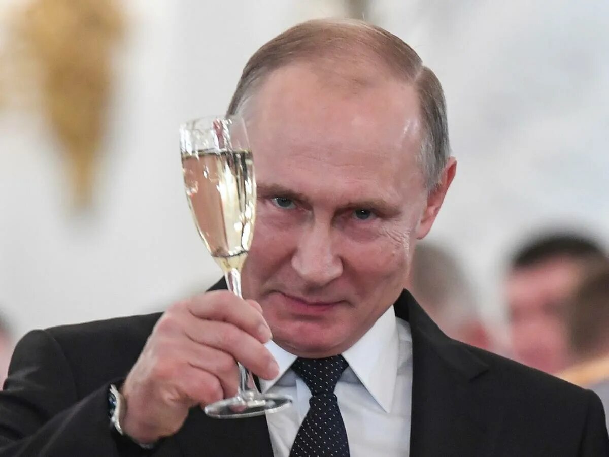 Путин с бокалом вина фото Vladimir Putin has secretly made millions from a brand of cheap vodka named afte