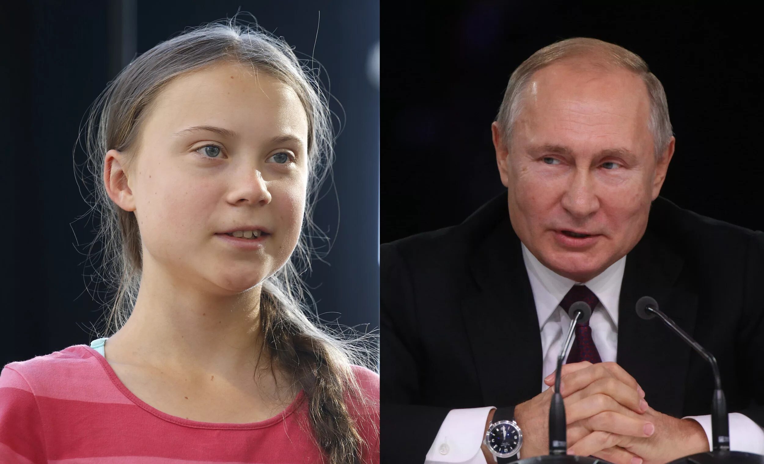 Путин владимир владимирович дочки фото Greta Thunberg Mural in San Francisco Looks More Like Vladimir Putin, Twitter Sa