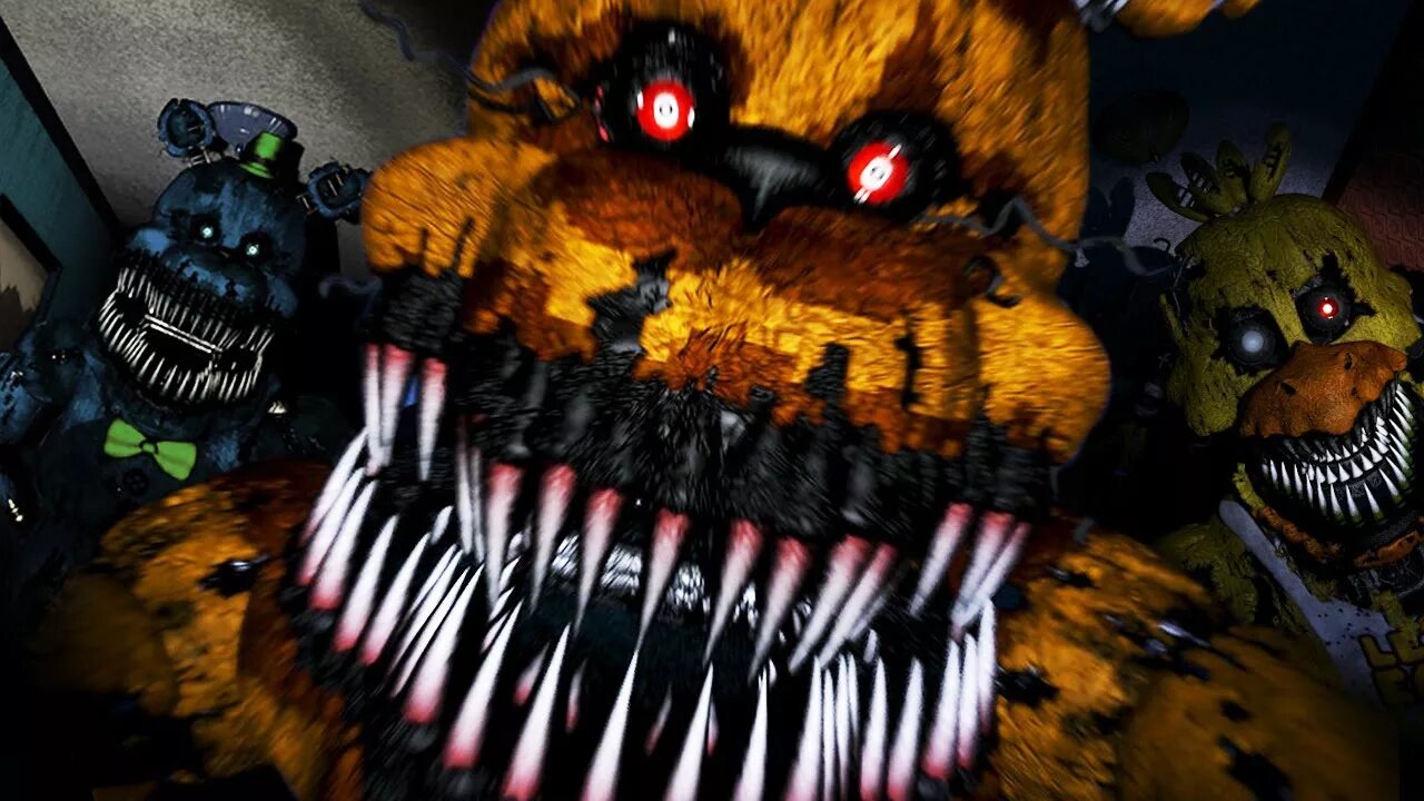 Пять ночей с фредди фото GOLDEN FREDDY ATTACKS!! Five Nights at Freddy's 4 - Part 4 - YouTube