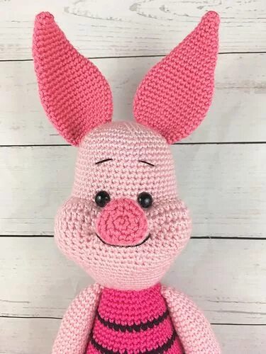 Пятачок амигуруми схема крючок Piglet the Pig pattern by Holly's Hobbies Crochet toys patterns, Crochet pig, Cr