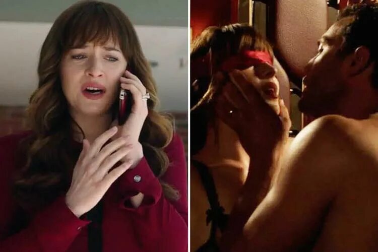 Пятьдесят оттенков серого фото Dakota Johnson's character Anastasia discovers she's pregnant in new Fifty Shade