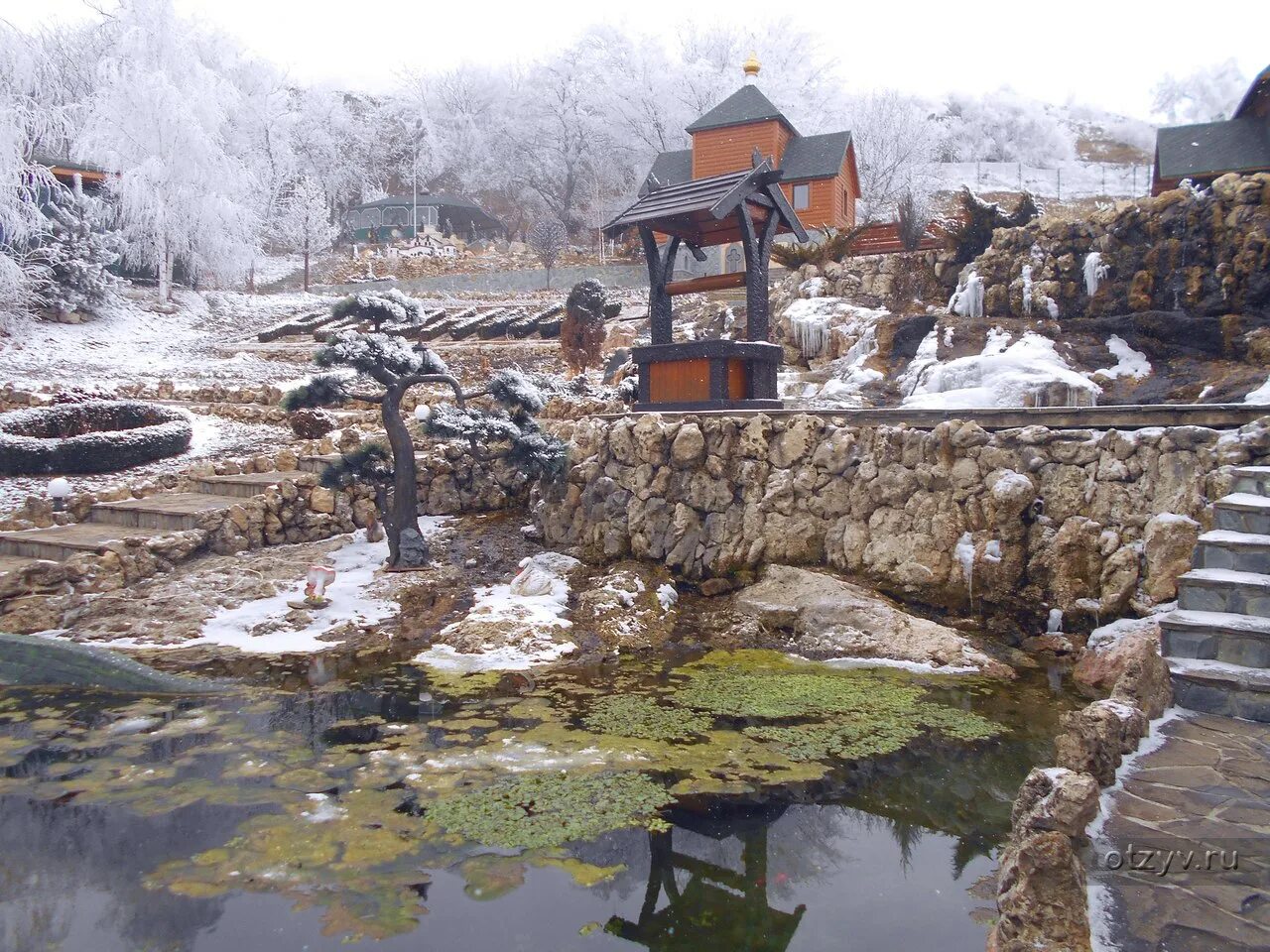 Пятигорск родник фото Зимнее очарование нового парка Родник в Пятигорске - рассказ от 13.02.17