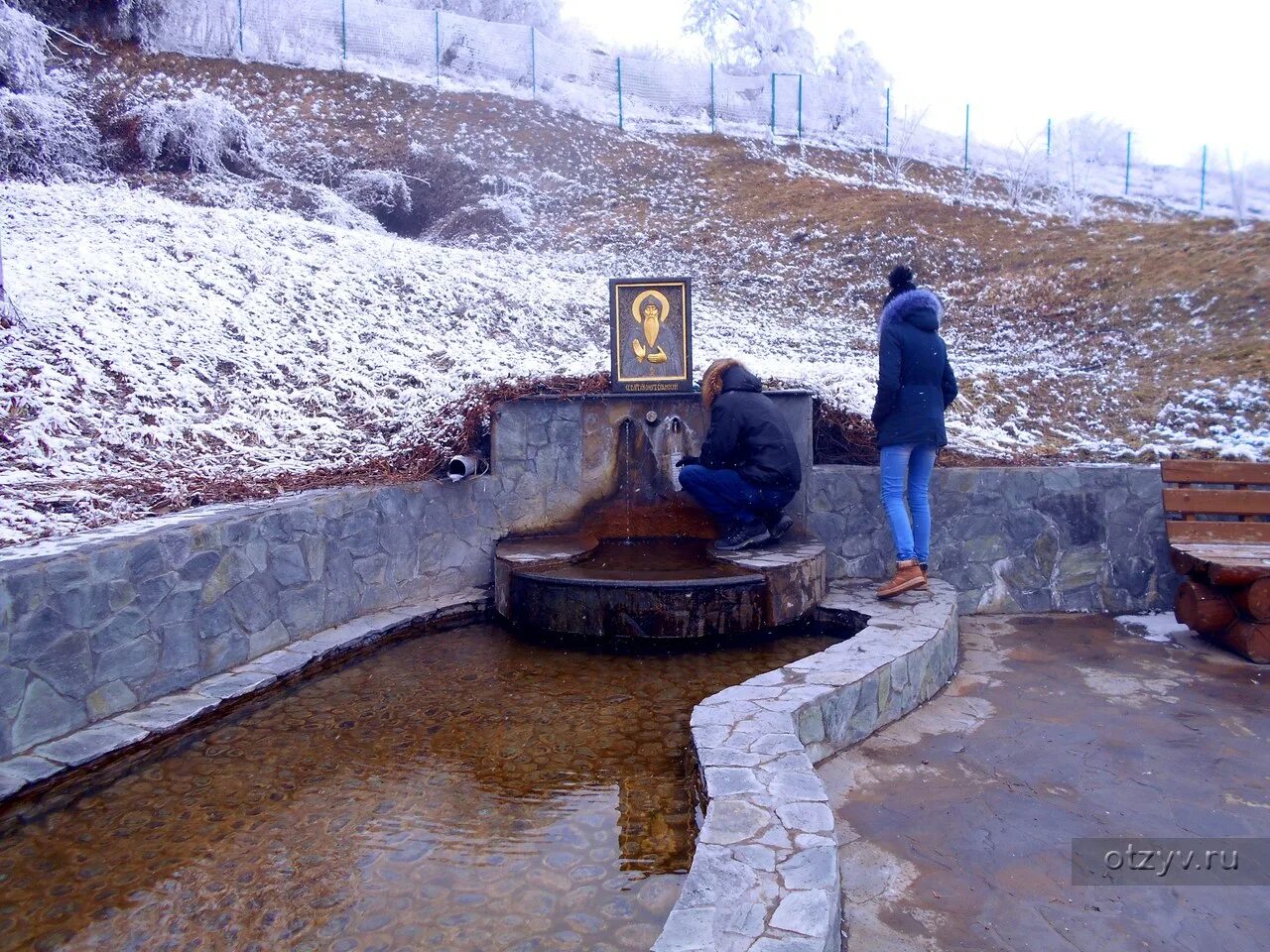 Пятигорск родник фото Зимнее очарование нового парка Родник в Пятигорске - рассказ от 13.02.17