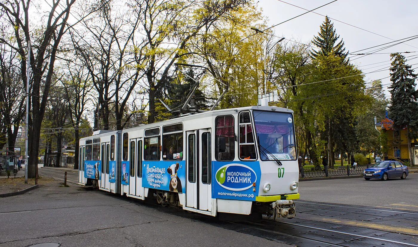 Пятигорск трамвай фото Файл:Tatra KT4D tram № 07 in Pyatigorsk.jpg - Википедия