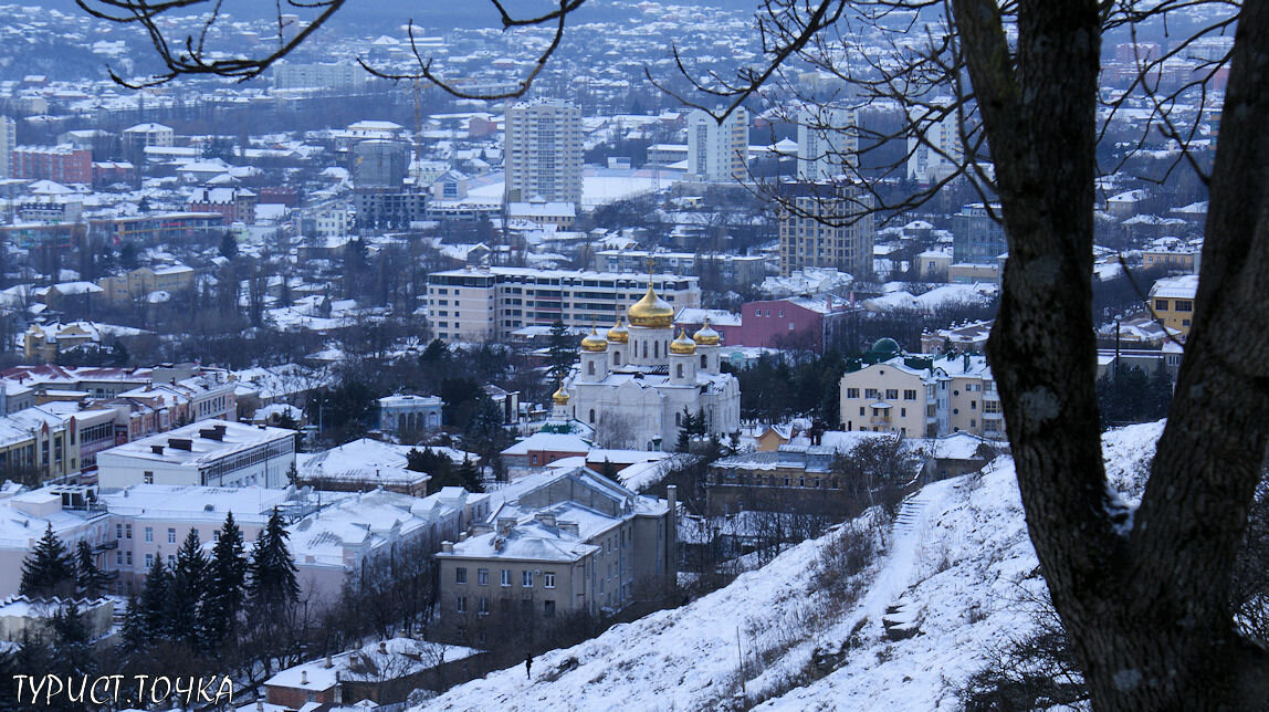 Пятигорск зимой фото Зимний Пятигорск - прогулка по заснеженному городу ТУРИСТОЧКА Дзен