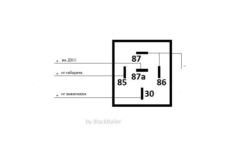 Пятиконтактное реле 12в для дхо схема подключения ДХО Часть Вторая по ГОСТу - Lada 4x4 3D, 1,7 л, 1998 года стайлинг DRIVE2