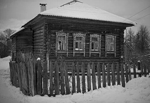 Пятистенный дом в деревне фото Как русские сидели на первом в истории карантине - Рамблер/субботний