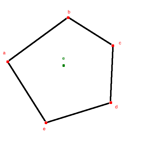 Пятиугольник фото 1 класс geometry - How can I calculate if a given point is wrapped inside a pentagon? - 