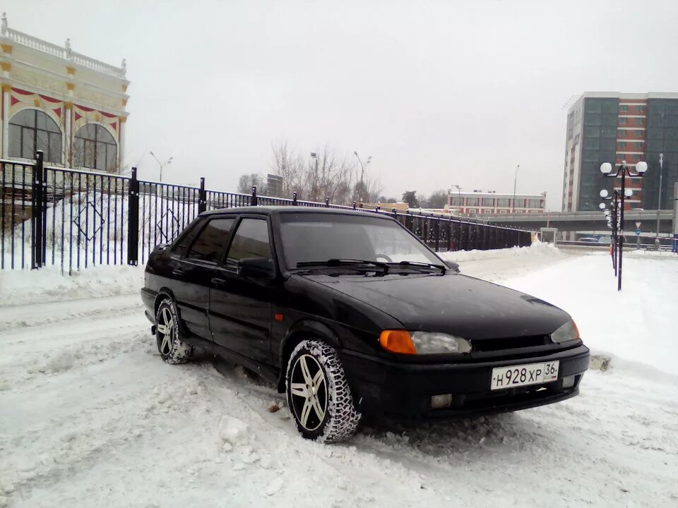 Пятнашка машина тюнинг черная фото 44. Зимние фото - Lada 2115, 1,6 л, 2008 года фотография DRIVE2