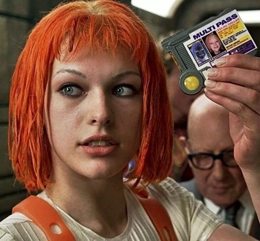 Пятый элемент фото героев Fifth Element - orange hair Milla jovovich, Fifth element, The fifth element mov