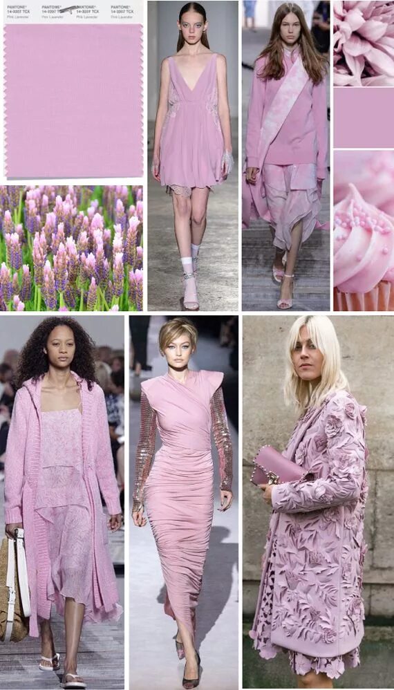 Пыльная роза одежда фото PANTONE 14-3207 Pink Lavender 2018 Розовая мода, Модные цвета, Модные идеи