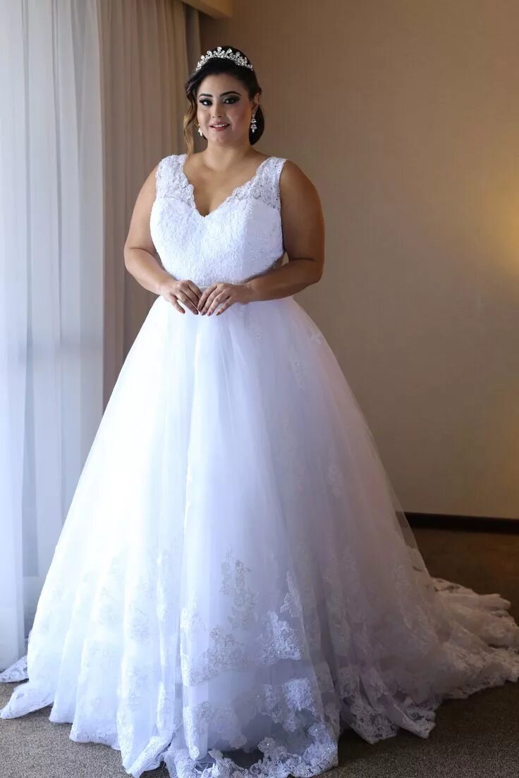 Пышная свадьба фото Vestido de Noiva Plus Size Coleção La Fiancée Noivas 2017 Brasília - Lago Sul Re