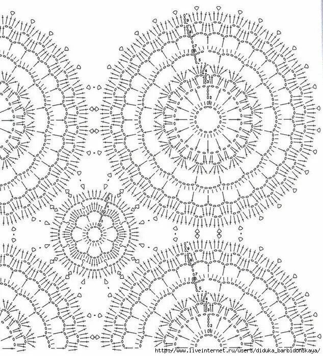 Пышное вязание крючком схемы Новости Crochet bedspread pattern, Crochet diagram, Crochet square patterns