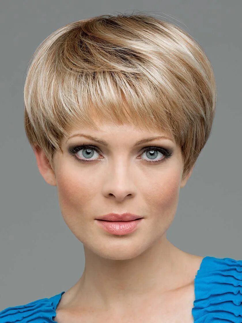 Пышные короткие стрижки женские фото JoAnne Monofilament Wig Short hair cuts, Short hair cuts for women, Short hair s