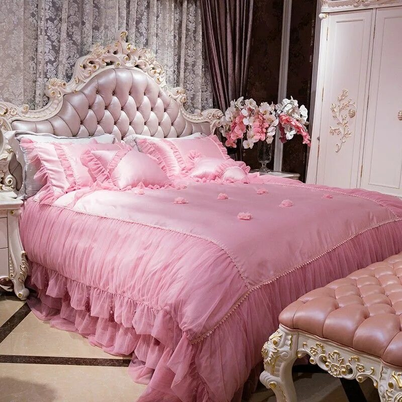 Пышные на кровати фото Pin on bedroom Luxury sheet sets, Luxury bedding, Luxury bedding sets