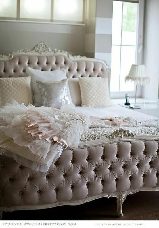 Пышные на кровати фото Pin tillagd av Amanda Parry på Beautiful Shabby Chic & Interior Design Heminredn