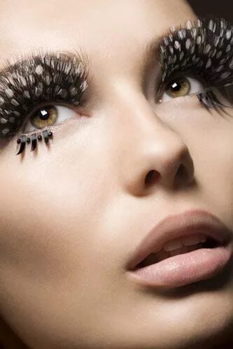 Пышные ресницы фото Discovering Design: EYE LASH FEVER HALLOWEEN Feather eyelashes, Makeup, Dramatic