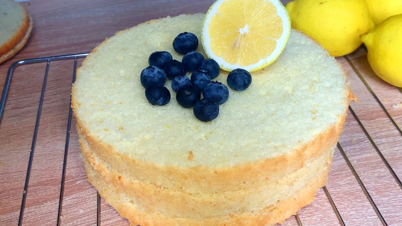 Пышный торт рецепт с фото пошагово Лимонный бисквит для торта рецепт // Lemon sponge cake recipe - YouTube