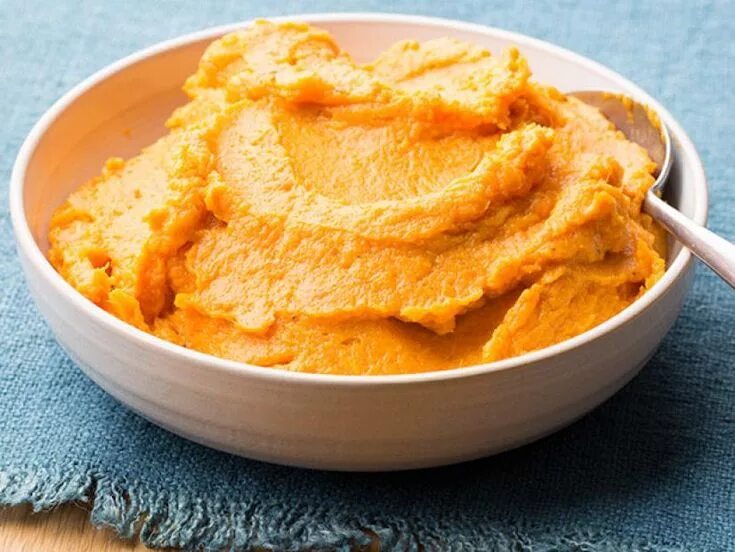 Пюре из батата рецепты приготовления с фото Mashed Sweet Potatoes Recipe Food network recipes, Sweet potato recipes healthy,