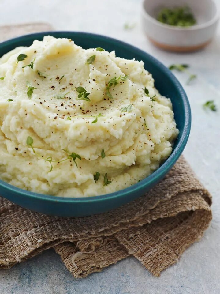 Пюре из цветной капусты фото Cauliflower Purée with Thyme - Once Upon a Chef Recipe Cauliflower puree, Recipe