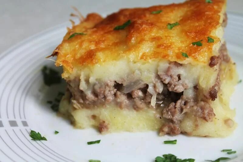 Пюре с фаршем рецепт с фото Pastel de carne (paso a paso Pastel de carne, Recetas de comida y Comida