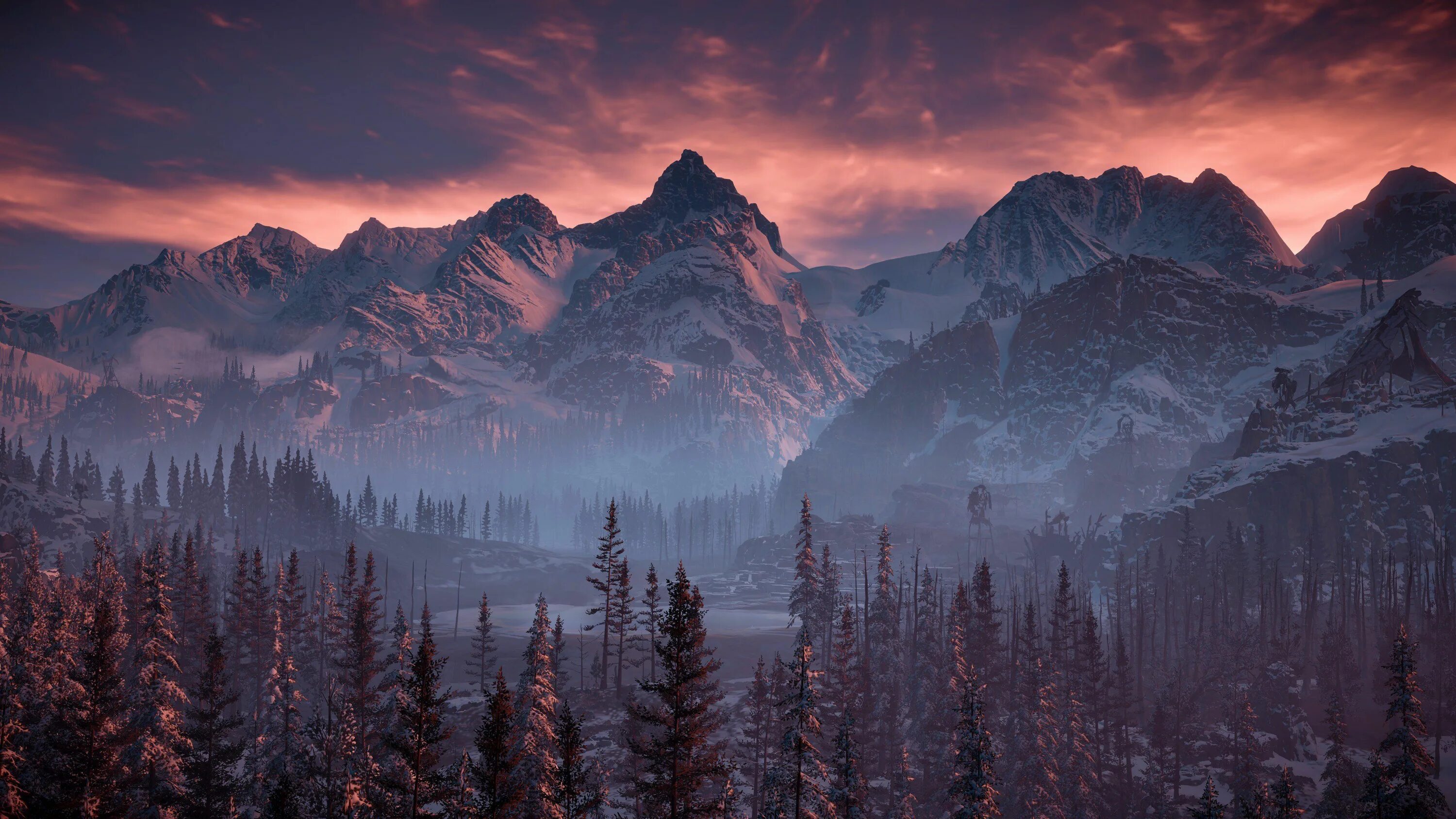 Р обой на фото Horizon: Zero Dawn Landscape wallpaper, Mountain aesthetic wallpaper, Scenery