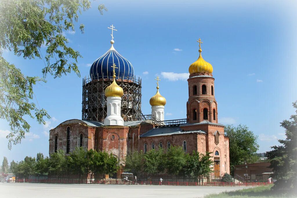 Р п городище волгоградской области фото Ikony Bozhiey Materi Vsekh Skorbyaschikh Radost Church, orthodox church, Russia,