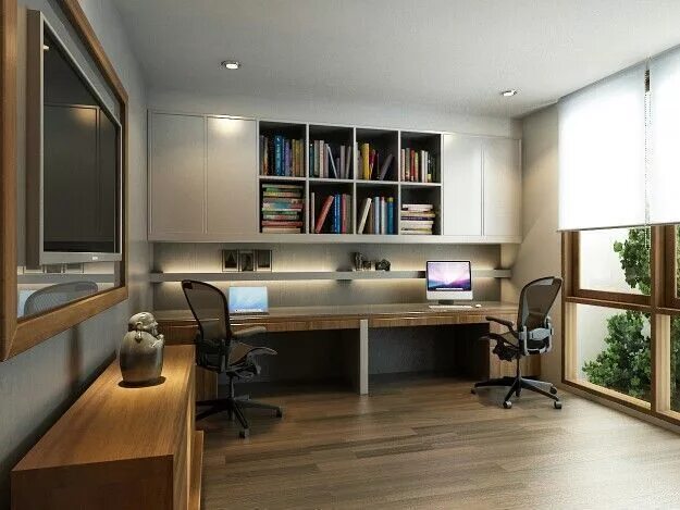 Рабочая комната фото Image result for study rooms Cozy home office, Study room design, Small room des