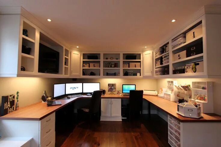 Рабочая комната фото Image result for two person home office Cozy home office, Home office design, Ho