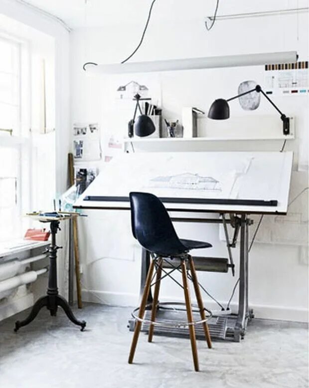 Рабочее место дизайнера интерьера Gorgeous Ways To Incorporate Scandinavian Designs Into Your Home Home office des