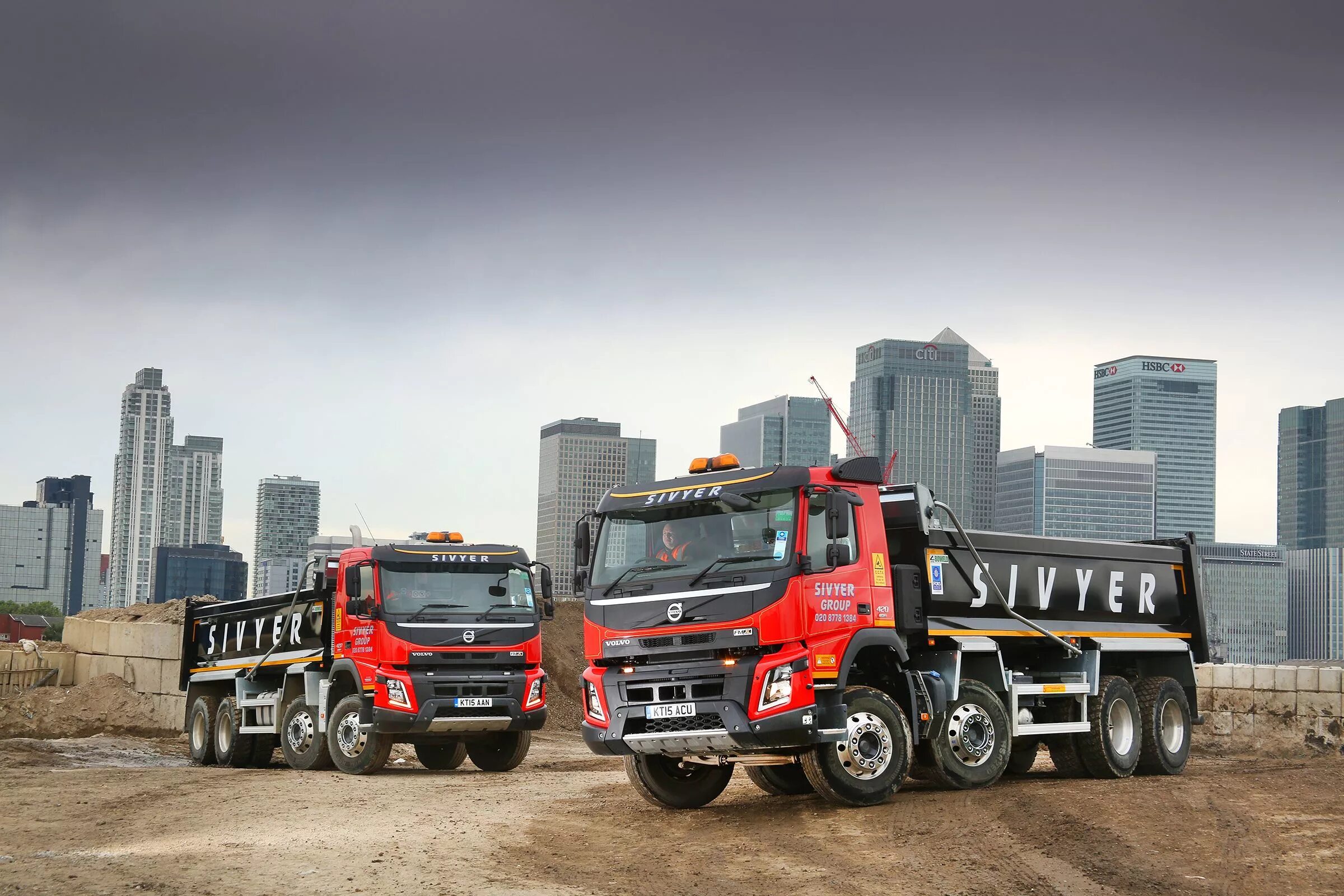 Рабочие машины фото Sivyer turns to Volvo FMX to serve London's infrastructure needs Trucks, Volvo t