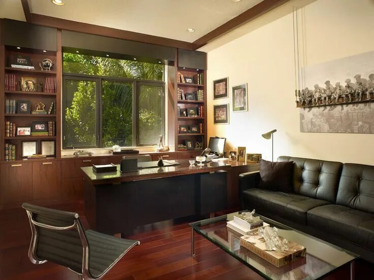 Рабочий кабинет дома интерьер Jeffrey King Interiors Home office design, Home office for man, Contemporary hom