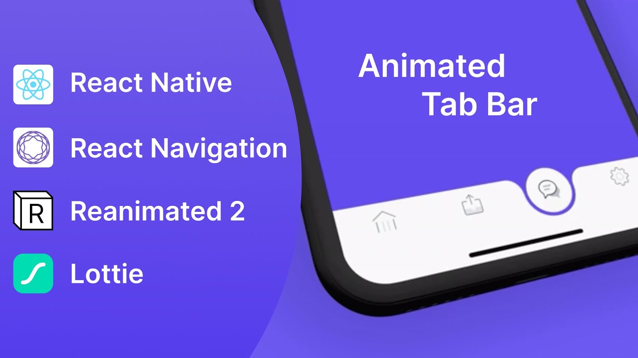 Работа фото отзывы React Native Custom Animated Tab Bar React Navigation Reanimated 2 Lottie - YouT