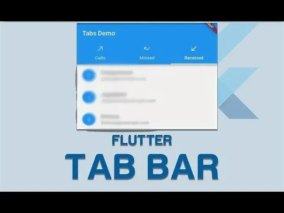 Работа с фото файлами Tab Bar Tutorial (Flutter) - YouTube