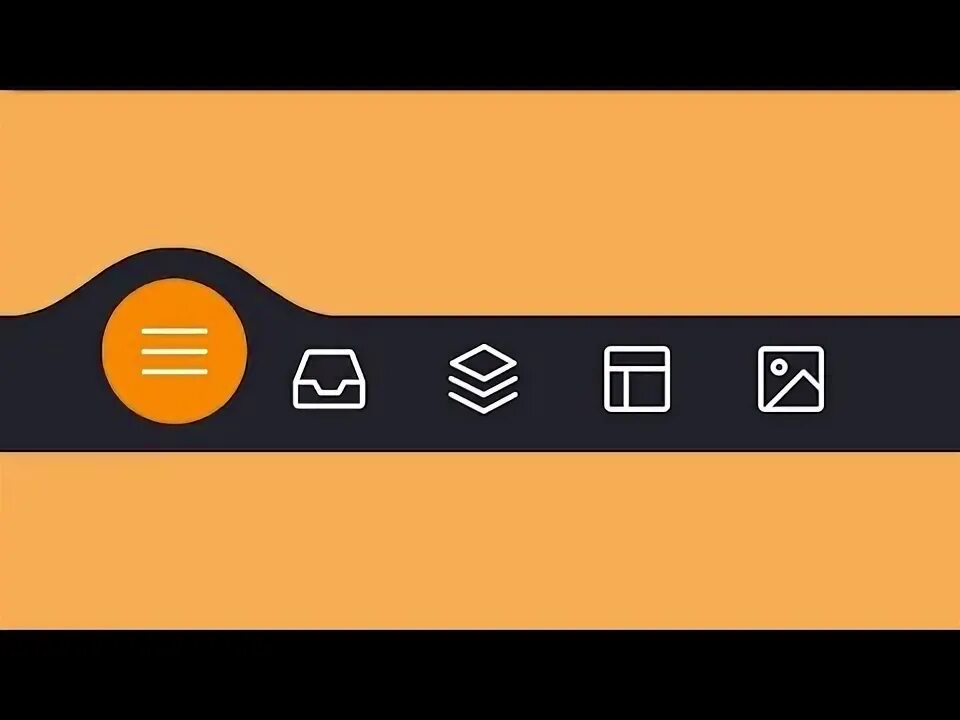 Работа с текстом фото Animated Tab Bar using pure HTML CSS & JS - YouTube